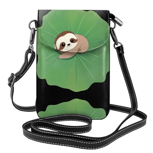 Sac téléphone portable paresseux en cuir idéal pour le camping, la marche et les voyages