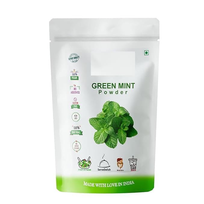 Green Mint Leaf Powder/Pudina Leaf Powder -200 GM