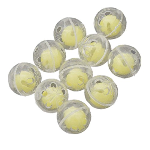 MEJOSER 20pcs Bolas Sonajeros Cascabeles Diámetro 25 mm para Coser Amigurumis Costura Manualidades