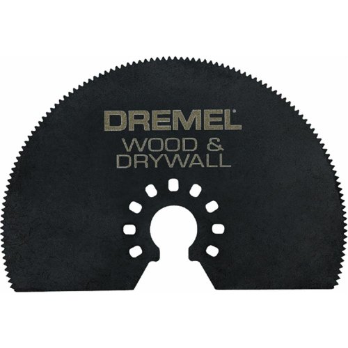 Dremel MM450 Multi-Max Half Moon Oscillating Saw Blade- Oscillating Tool Accessory- Perfect for Cutting Wood and Drywall- Universal Quick-Fit, Black