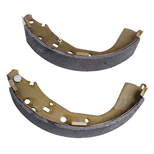 Image of Detroit Axle - Pair Rear Brake Shoes for Toyota 2003-2006 Tundra, 2003-2004 Tacoma, 2001-2002 4Runner, Brake Shoes Set Replacement Brakes