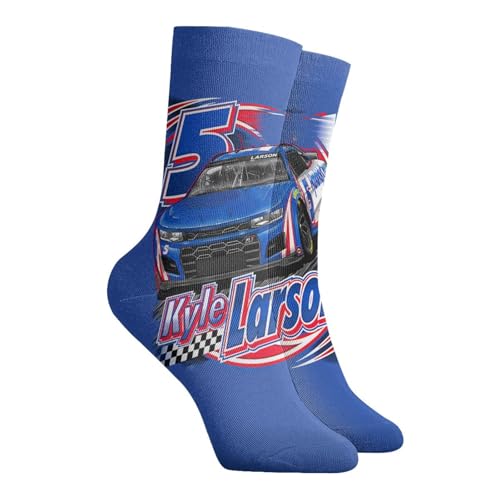 Kyle Larson 5 Running Socks Athletic Ventilating Comfort Fit Performance Cool Wicking Crew Socks for Unisex2