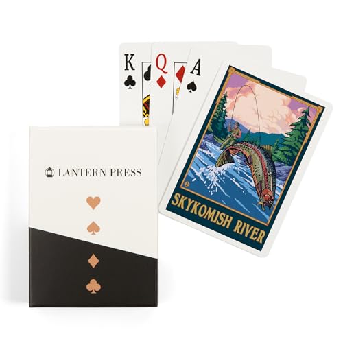 Baraja de Poker Fly Fishing Scene 52 cartas