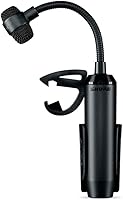 Vista 1 de Shure PGA98D Micrófono de condensador, con patrón de captación cardioide, micrófono de tambor de cuello de cisne de condensador con montaje