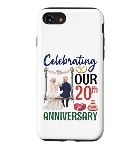 Celebrating 20th Anniversary Married Couple Swing Together Case for iPhone SE (2020) / 7/8