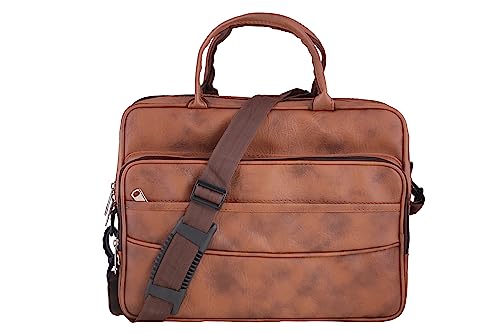 Zrinix Unisex Adult Men’s Laptop Bag 15.6 inch Side Shoulder Briefcase Satchel Messenger Business Bags for Men & Women Front Pocket for Laptop Accessories