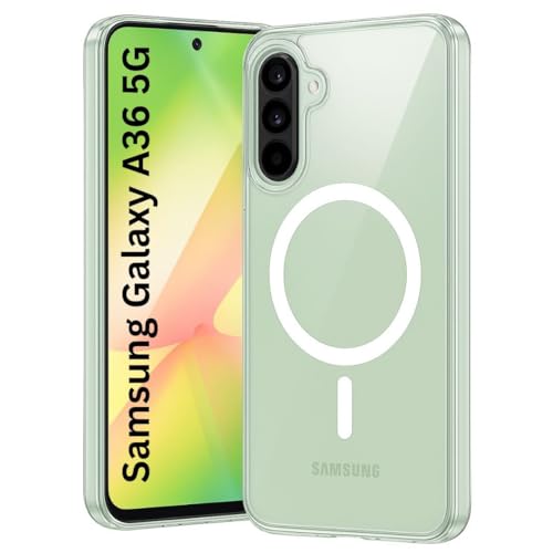 Image of ShieldTech Crystal Clear Back Case Cover Compatible with Samsung Galaxy A36 5G | Hard PC & TPU | Wireless Charging Compatible Case Cover for Samsung Galaxy A36 5G / Samsung Galaxy A36 5G | Transparent