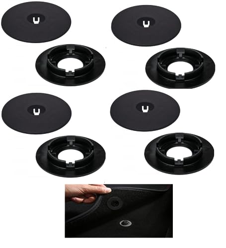 Lot De 10 Clips De Fixation Pour Capot/coussinet - Nylon, Compatible Audi, Seat, VW - Remplace 8E0863727A