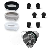 All-in-One Protection Kit for EKO CORE 500 Digital Stethoscope, 3 EPU Flexible Film, 3 Silicone Protective Cover, 6 Rubber Ear Tips, Round Protection for Daily Use, Compatible with EKO Stethoscope