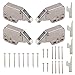4 Piezas Mini Latch, Armario Armario Cierres Muelles, mini resorte captura mini cierre táctil para caravanas, autocaravanas, armarios puertas, Gabinetes de Oficina, Archivadores, Muebles