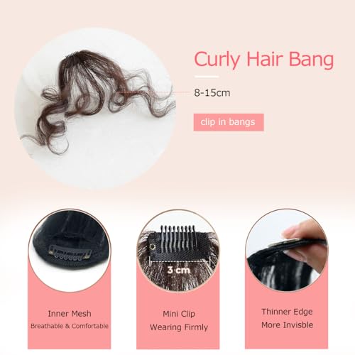 Vavanga Curly Bangs Clip In Hair Extension thumb #1