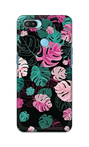 Image of Printed Hard Back Cover for Realme 2 Pro Back Cover (Seamless Leaves) -190724(EA)