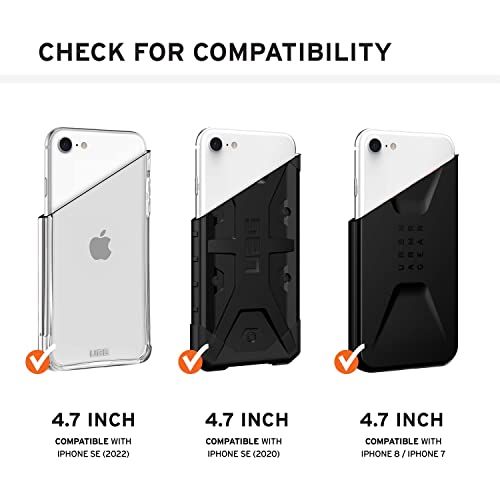 URBAN ARMOR GEAR UAG Designed for iPhone SE (2022) Case [4.7-inch Screen] Sleek Ultra-Thin Shock-Absorbent Civilian Protective Cover, Olive by URBAN ARMOR GEAR - Image 2