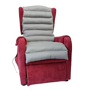 Takimed Housse de Fauteuil en Fibre Creuse siliconée, Tapis Anti-escarres, Housse de Fauteuil massant, Housse pour Fauteuil Universel, Produit Italien.