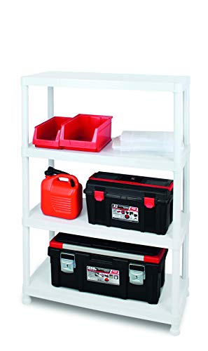 Tayg 944 Estantería De Ordenación, Blanco, 900 X 400 X 1370 Mm Tayg 944 Estantería De Ordenación, Blanco, 900 X 400 X 1370 Mm