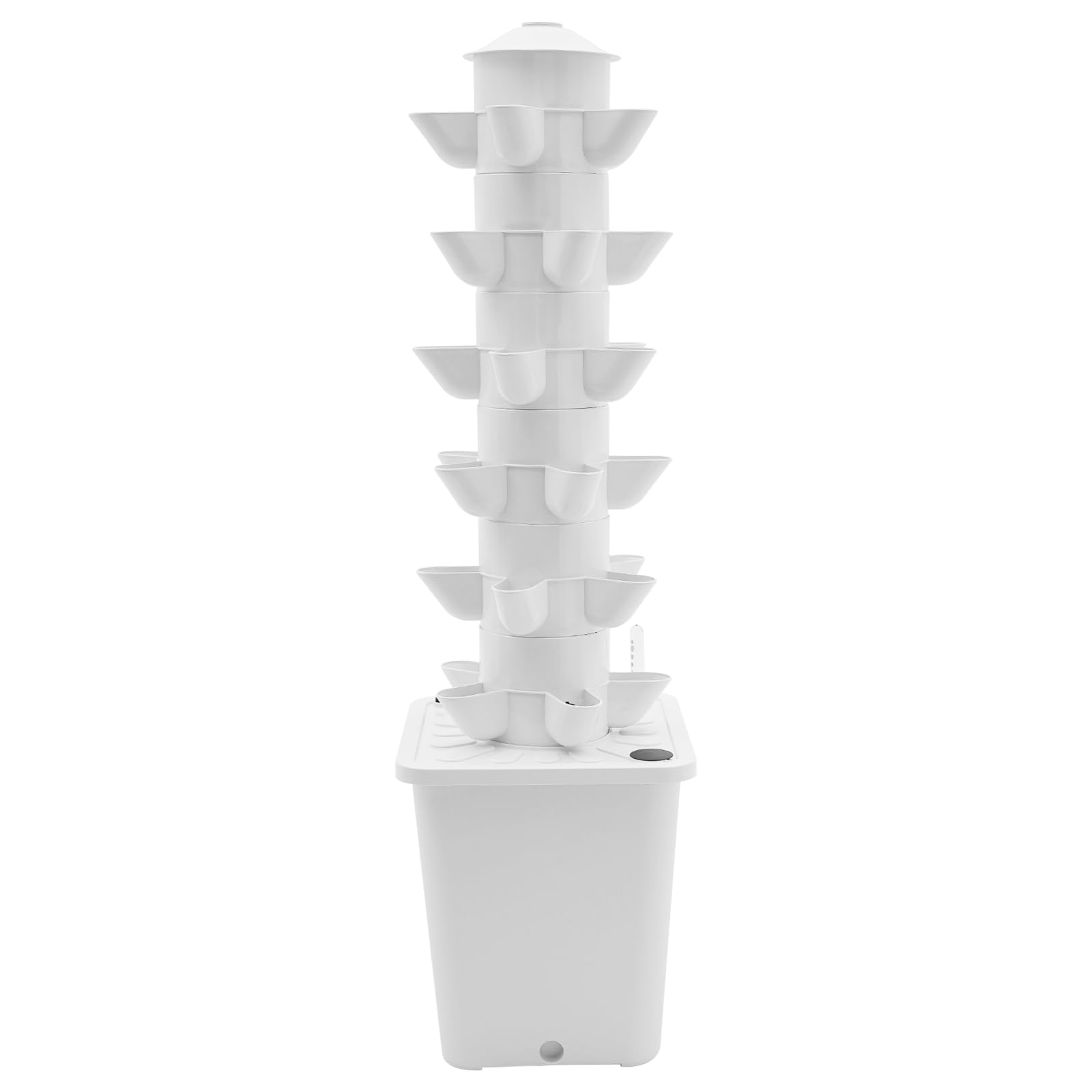 Hydroponic Tower Garden - Torre aeropónica de 30 agujeros, sistema de cultivo sin tierra para interiores, depósito de agua de 10 l, incluye bomba y accesorios, ideal para verduras y hierbas