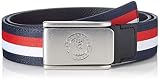  Tommy Hilfiger Urban Plaque 3.5 Cinturón, Azul (Corporate Cjm), 85 (Talla del fabricante: 80) para Hombre