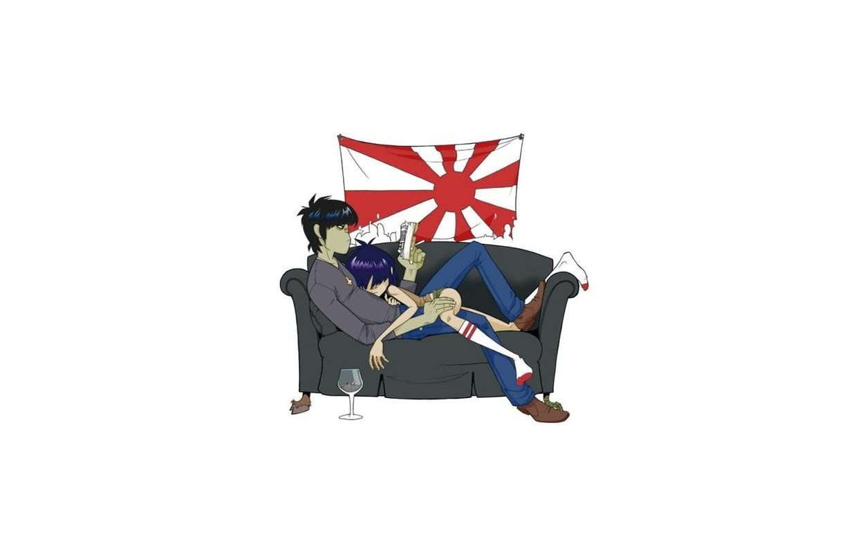 Poster World Gorillaz Noodle Animated Series Hd Matte Finish Paper Poster Print 12 x 18 Inch (Multicolor) PW-21443