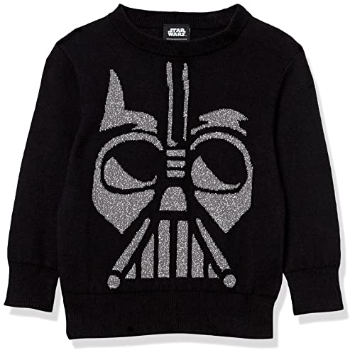 Spotted Zebra Disney | Marvel Jungen Pullover mit Rundhalsausschnitt, Star Wars Vader, 6-7 Jahre Cover