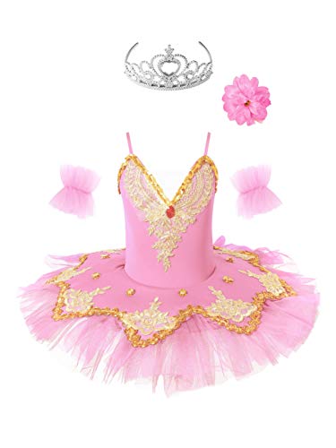 Costume de carnaval enfant fille pour fête d'école et gala de danse classique