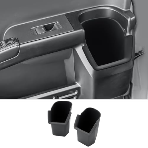 Image of CDEFG 2Pcs for 2025 2026 Toyota 4Runner Center Console Organizer Rear-Door Storage for 2025 2026 Toyota 4Runner Accessories(Back Doors Cup Holders)