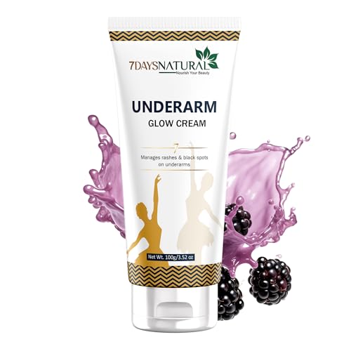 Image of 7DAYSNATURAL Underarm Glow Care Cream | Nourishing & Hydrating Lightweight Formula for Smooth & Refreshed Skin | Daily Use | 100g