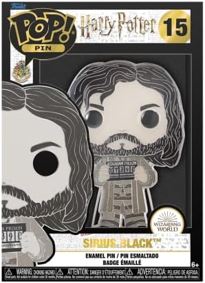 Funko HPPP0017 Loungefly Large Pop! Pin - Harry Potter: Sirius Black Funko HPPP0017 Loungefly Large Pop! Pin - Harry Potter: Sirius Black | Pop Harry Potter | 2 Funko HPPP0017 Loungefly Large Pop! Pin - Harry Potter: Sirius Black | Pop Harry Potter