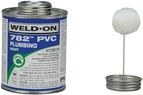 Cemento PVC Weld-On 14022, cuerpo pesado, gris, 1 pinta miniatura 3