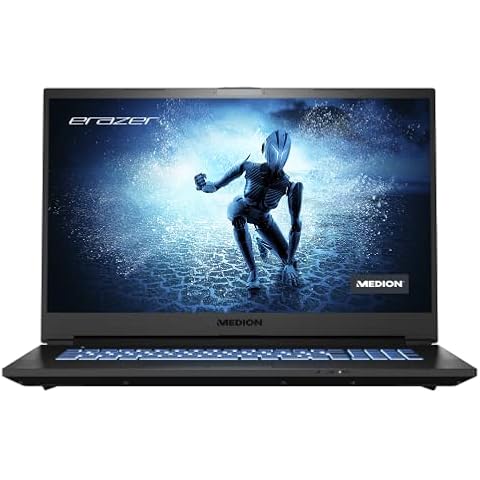 MEDION Defender P15 17.3" AMD Ryzen 5-5600H 16GB 512 FHD 144Hz RTX 3060 Gaming Laptop, Black, 30033534 Cover