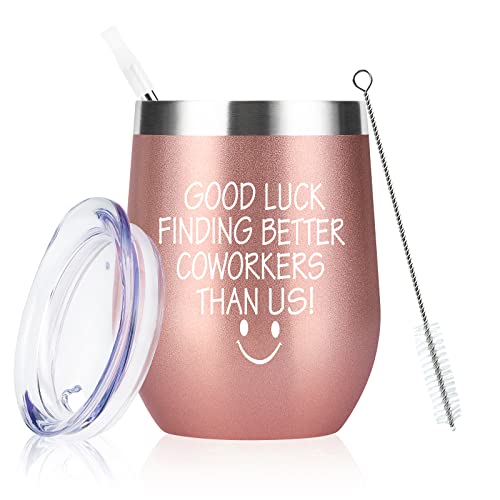 Going Away Gift for Coworker Leaving Gifts for Women-Good Luck Finding Better Colleagues Than US 12 Oz Office Tumbler Gifts
