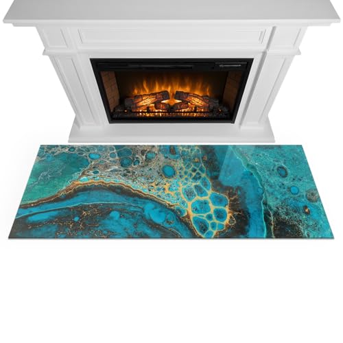 Evite daños por calor con la placa para chimenea de vidrio templado anticaída 4