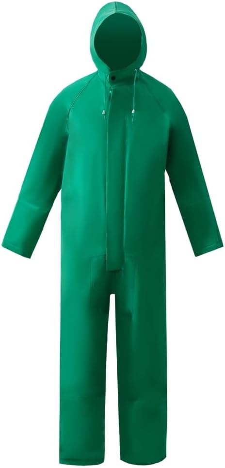 8035-CL 4XL Chemical Protective Coverall Green - 4XL