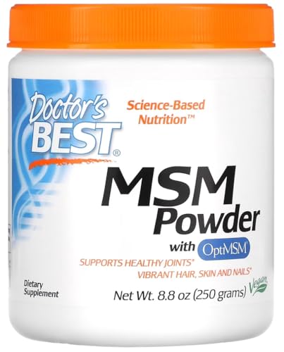 DoctorsBEST Doctors Best - MSM with OptiMSM Powder | High Purity Sulphur Compound for Joint and Skin Health - 250g