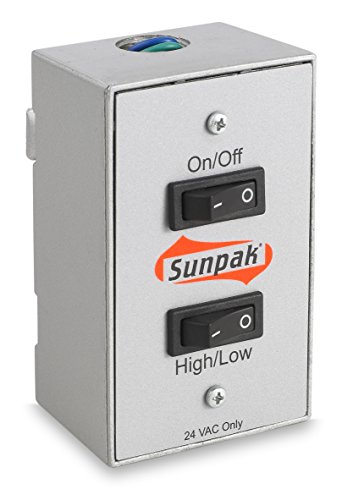 Sunpak Model S34 B Tsh Two Stage Hardwired 25,000 To 34,000 Btu Infrared Outdoor Patio Heater (Natural Gas, Black Casing) #TOP4