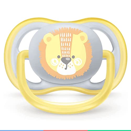 CHUPETA ULTRA AIR DUPLA ELEFANTE E LEÃO 0-6M... glide