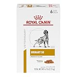 Royal Canin Veterinary Diet Canine Urinary SO Moderate Calorie Adult Thin Slices in Gravy Dog Food, 12.5 oz (Pack of 6)
