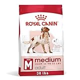 Royal Canin Size Health Nutrition Medium Adult Dry Dog Food, 30 lb Bag