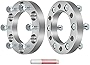 SCITOO 2X 1 Inch 6x5.5 Wheel Spacers 6x139.7 to 6x139.7 14x1.5 6 Lug fits for Silverado 1500 HD for Sierra 1500 HD wheel spacers