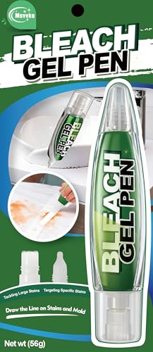 Msvvko Bleach Pen for Clothes Stain Remover Bleach Gel Pen Targeting Specific Stains Bathroom Cleaner Shower