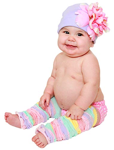 Huggalugs Girls Sherbet Stripe Legruffle Leg Warmers, Multi, Regular (Fits To 8 Years) #TOP5