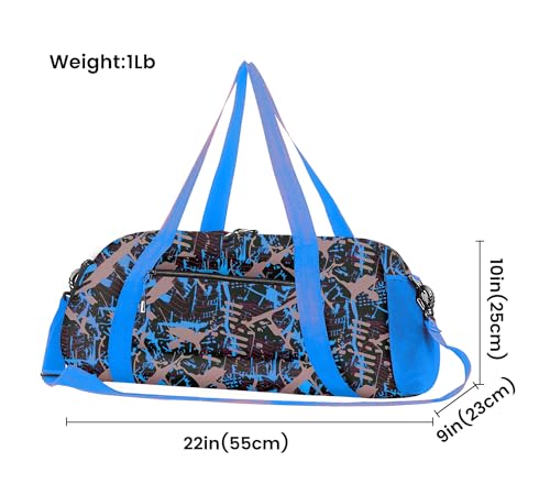 Stumdo Kids Overnighter Duffel Bags for kids, Carry-On Size & Ideal for School Practice or Overnight Travel Weekender Tote for Travel Gym Sport bag for Boys & Girls… (12tylan)2