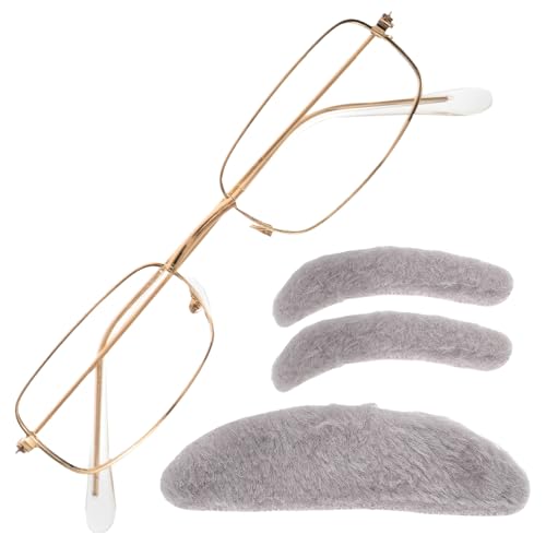 SOESFOUFU Old Man Beard and Set Realistic Eyebrows for Adult Costumes for Parties and Events