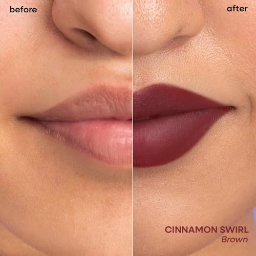 Image of Nykaa Superlight Lip Cloud Airy Mousse Matte Liquid Lipstick for Lip & Cheek - Cinnamon Swirl (5ml)