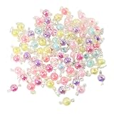 Tegg 80PCS Colorful Beautiful Candy Shaped Acrylic Charm Beads for Chain Bracelet Necklace Jewelry DIY Craft