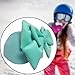 Colaxi Ski Helmet Cover, Cap Decor Decorative Creative for Adults Kids Single Board Double Board Helmet Decoration, Blue Hat