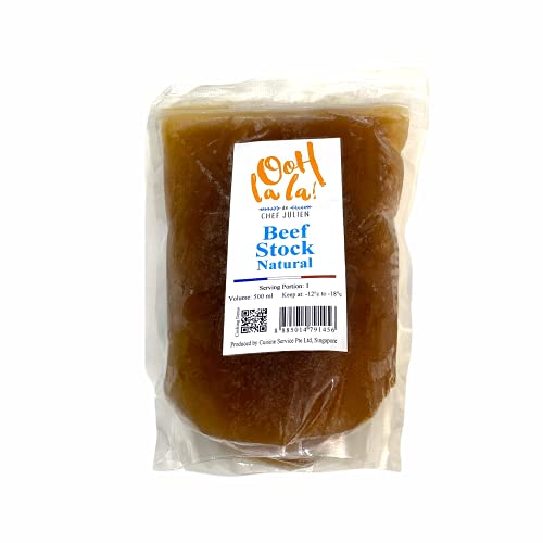 Ooh La La! de Chef Julien Natural Beef Stock Soup  500ml - Frozen