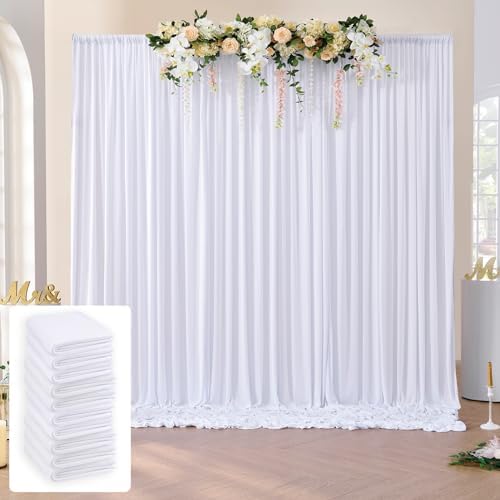 10ftx30ft Royal Blue Thick Wrinkle Free Backdrop Curtain Panels for Parties, 6 Panels 5ftx10ft Polyester Photography Backdrop Drapes, Wedding Birthday Party Baby Shower