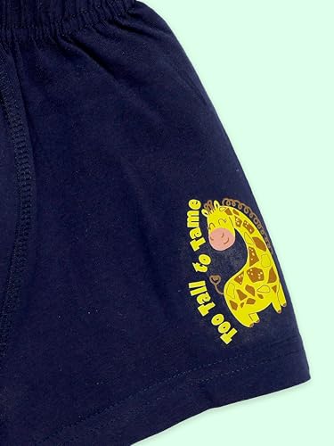 Image of KiddoPanti Boys Boxer Shorts Pack of 3 | Soft Cotton-Lycra Blend | Comfortable Fit with Bio Wash for All-Day Comfort | Kids Briefs