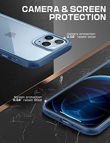 Supcase Unicorn Beetle Style Case Designed For Iphone 13 Pro (2021 Release) 6.1 Inch, Premium Hybrid Protective Clear Case (Azure) #TOP3