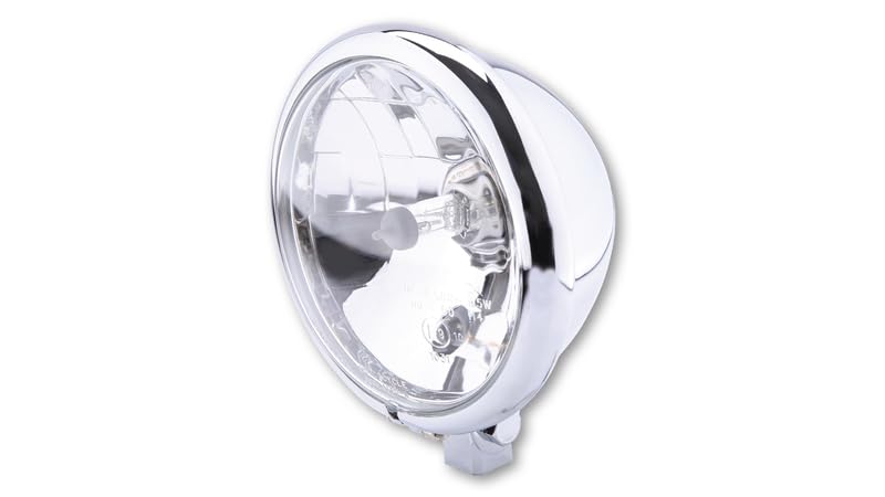 Feu avant smart Bates Style HIGHSIDER 5 3/4 pouces chromé homologué E pour moto custom